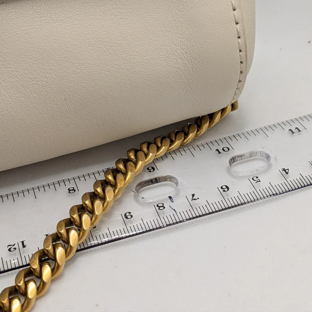 Juicy Couture Vintage Cream Leather Shoulder Bag P&G‎ Era